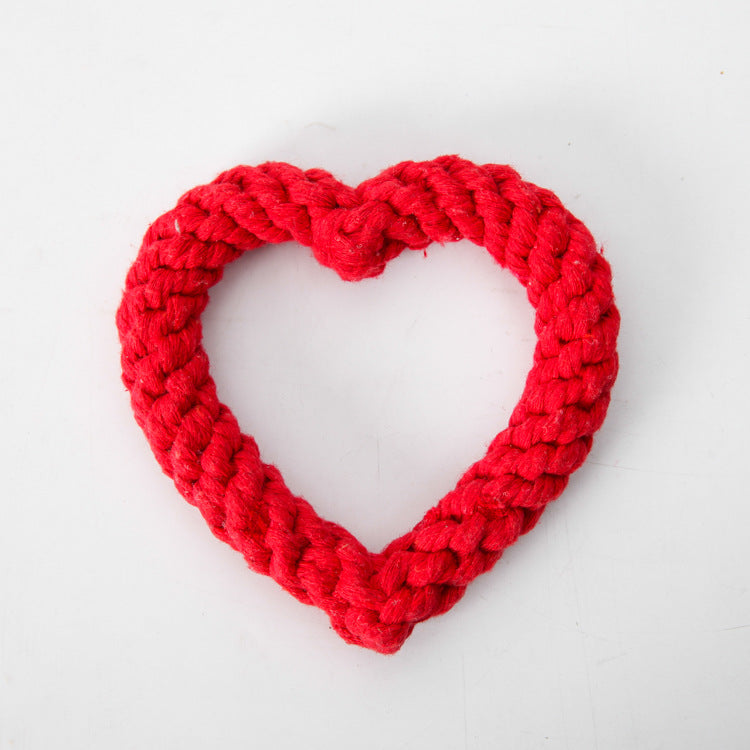 Cotton Rope Woven Love Toy for Pets