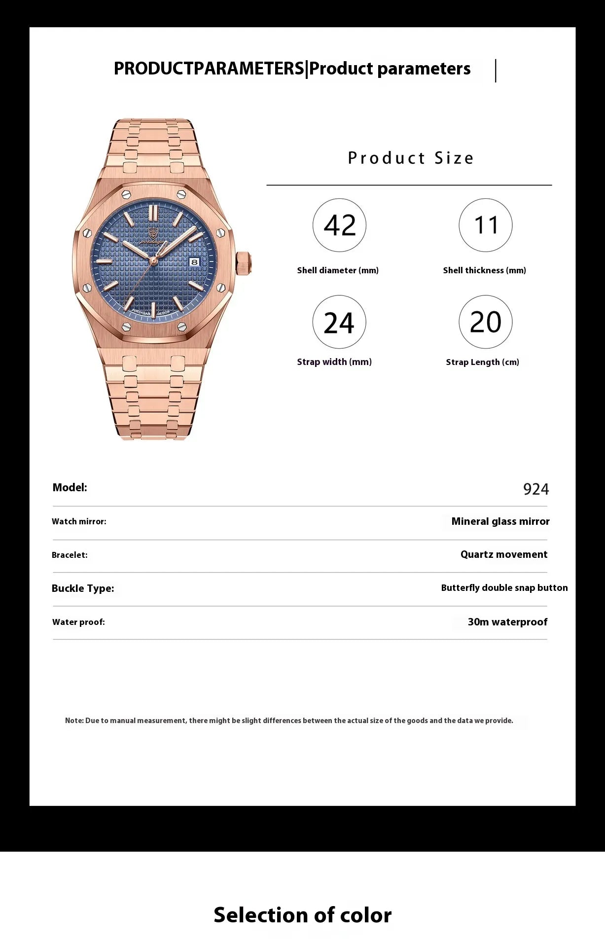 Luminous Waterproof Quartz Watch