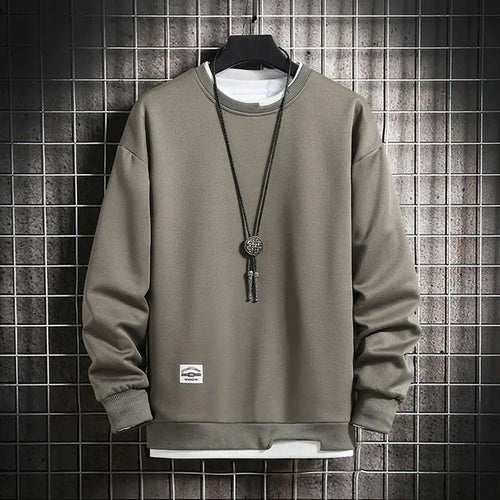 Men's Street Fashion Sweater for Spring and Autumn